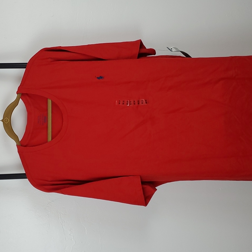 Polo Ralph Lauren red t-shirt cotton embroidered logo men size 3XB New